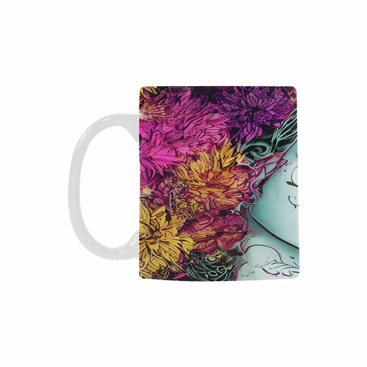 Coffee Mug, tea cup,caucasian Face, design 32