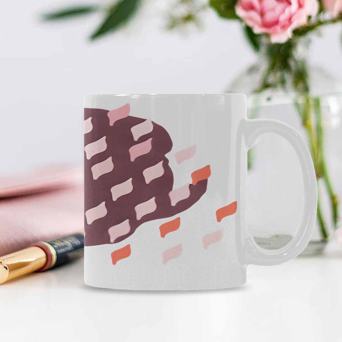 Quality Mug, coffee mug, tea cup, Bold Abstract, Set 1, design 84