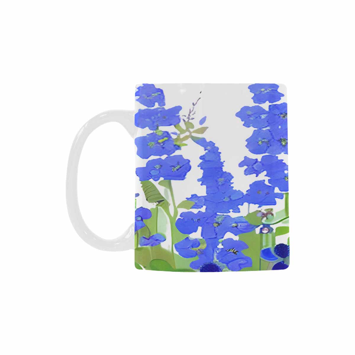 USA made Quality Mug, coffee mug, tea cup, Bright florals, Set 1A, Design 89