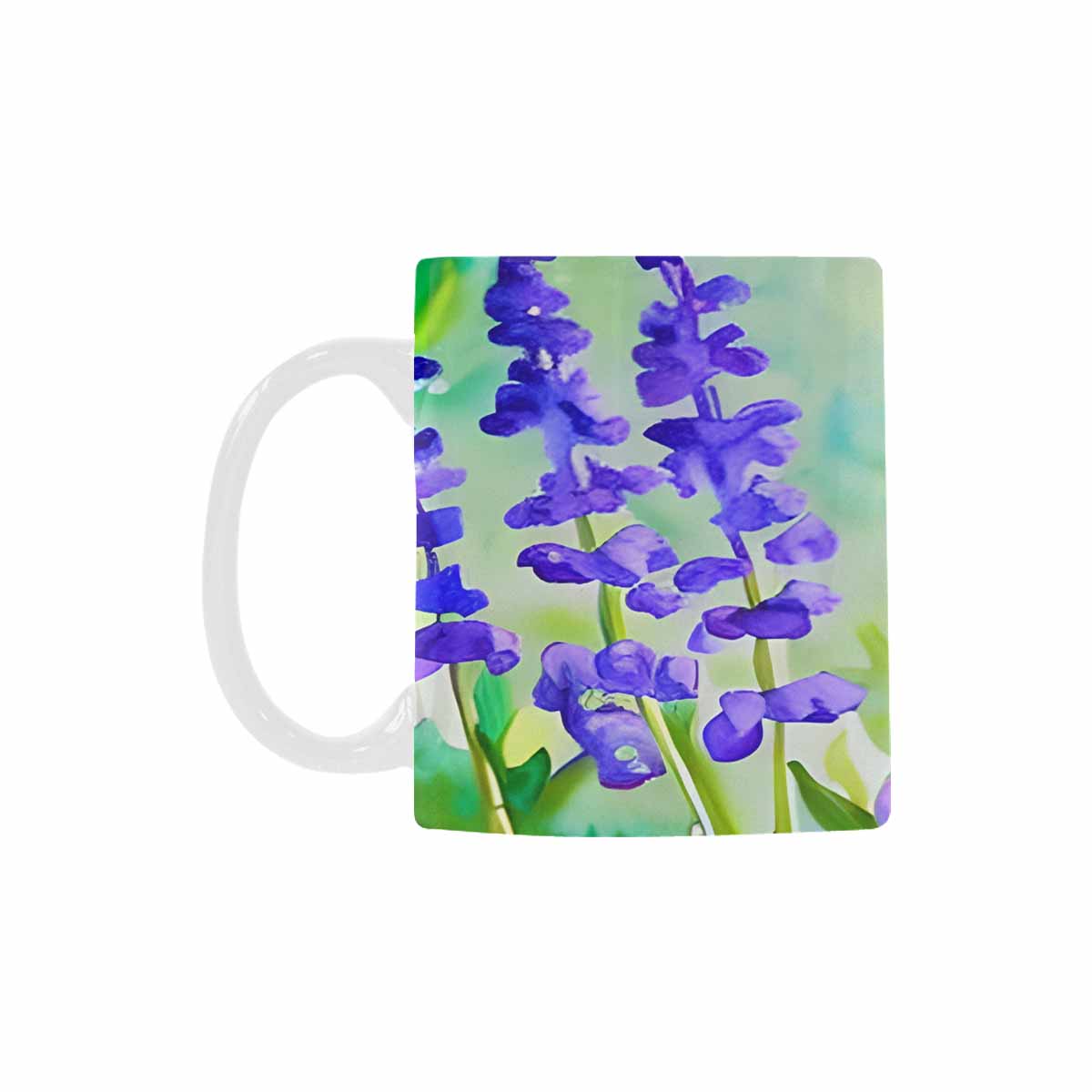 USA made Quality Mug, coffee mug, tea cup, Bright florals, Set 1, Design 106