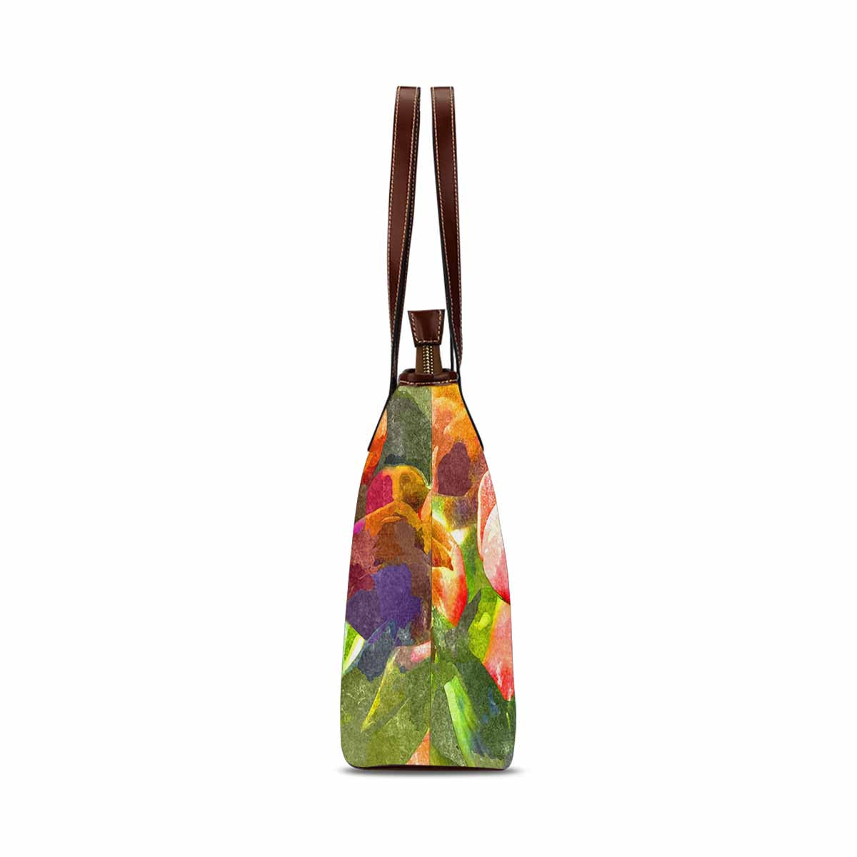 Classic Fabric handbag, watercolor floral, design 250