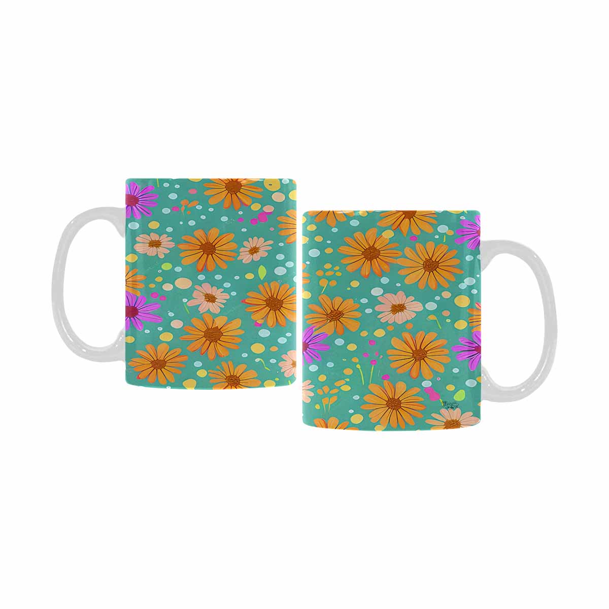 Quality Mug, coffee mug, tea cup, Set 1, Mixed Floral design 48