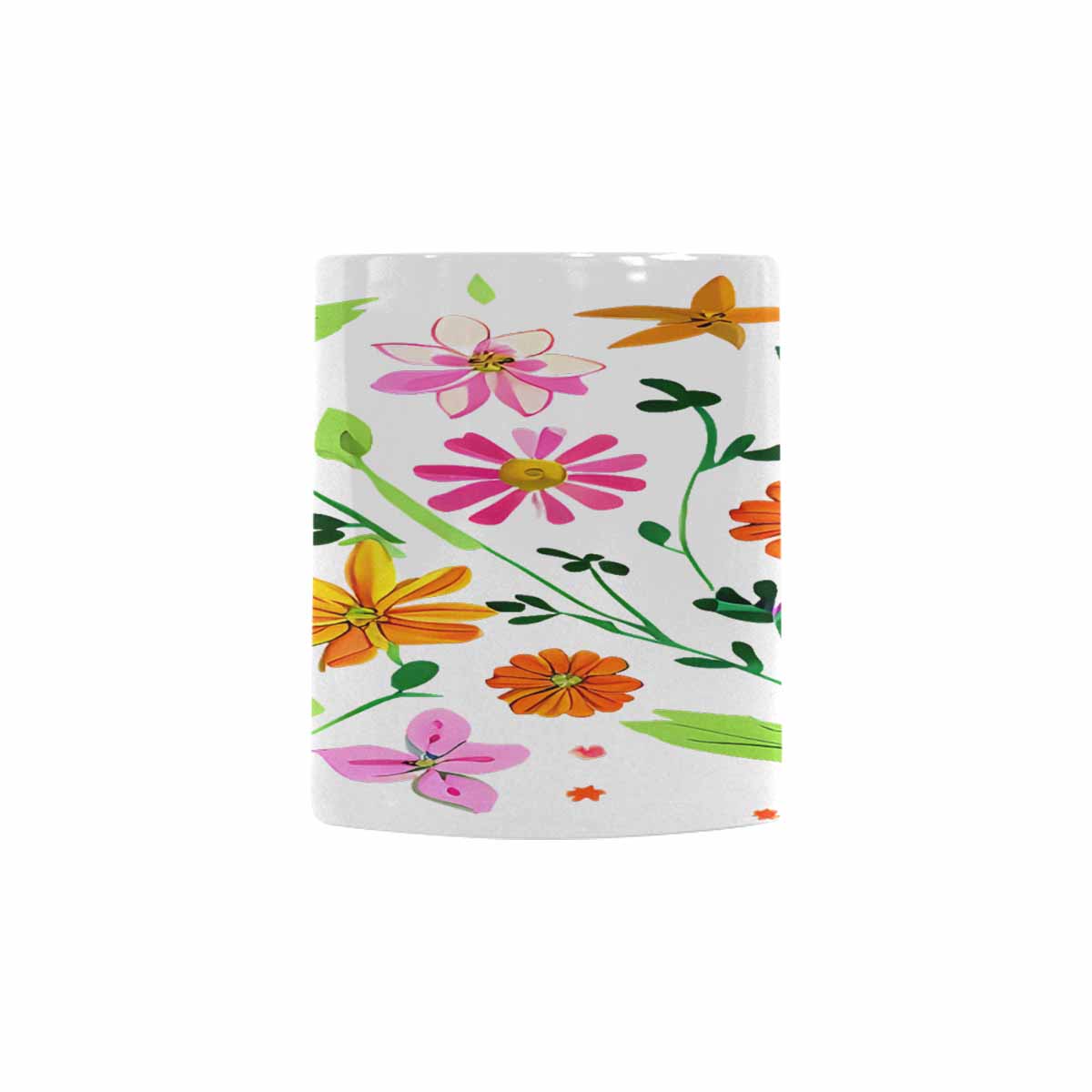 Quality Mug, coffee mug, tea cup, Bright florals, Set 2, design 67