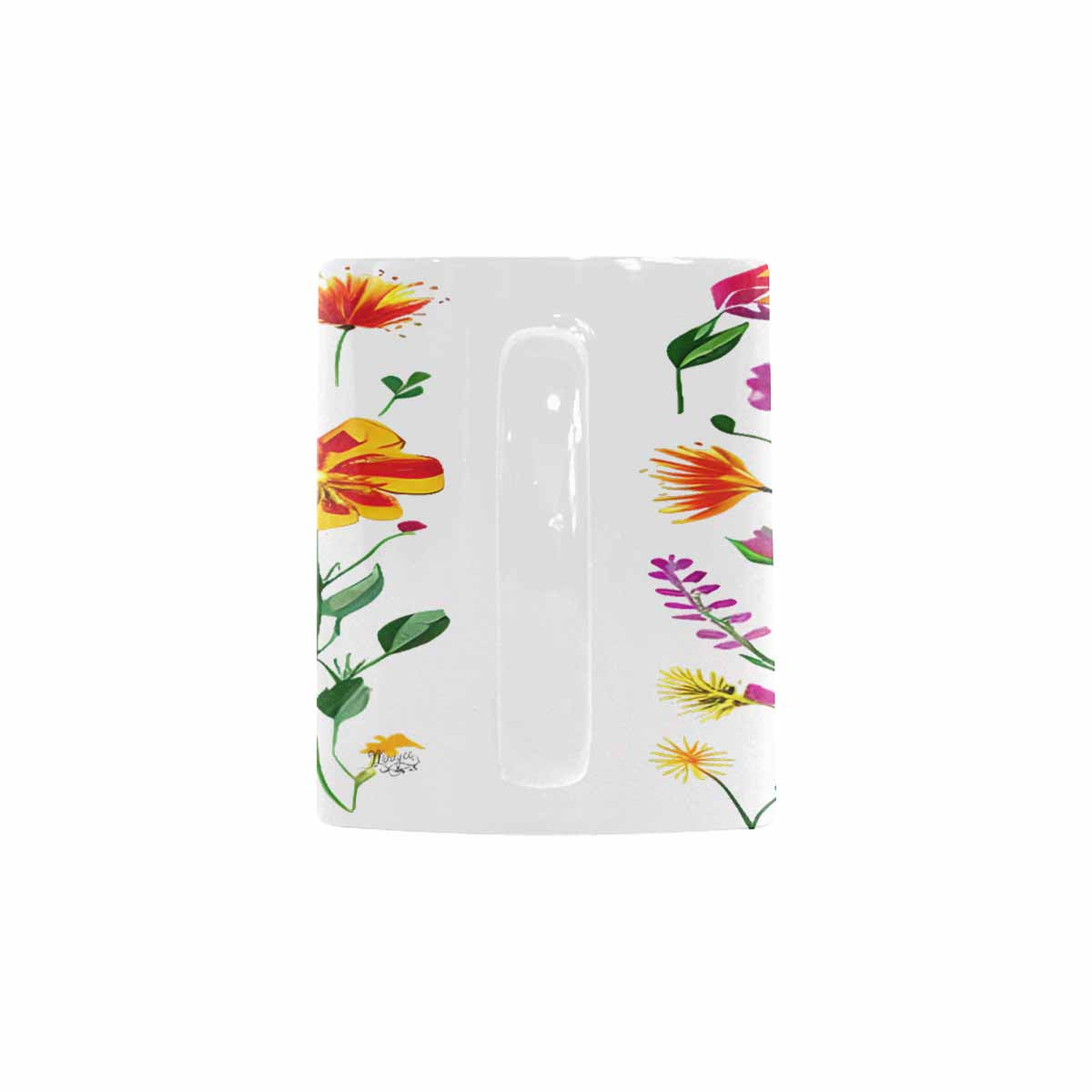 Quality Mug, coffee mug, tea cup, Bright florals, Set 2, design 69