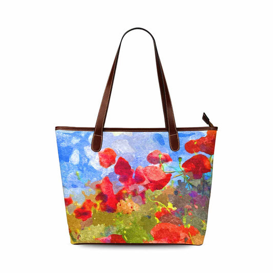 Classic Fabric handbag, watercolor floral, design 152