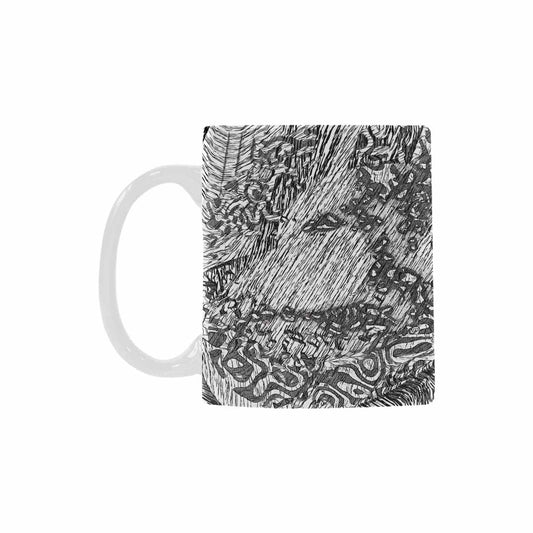 Quality Mug, coffee mug, tea cup, B & W Abstract, Set 1, design 69