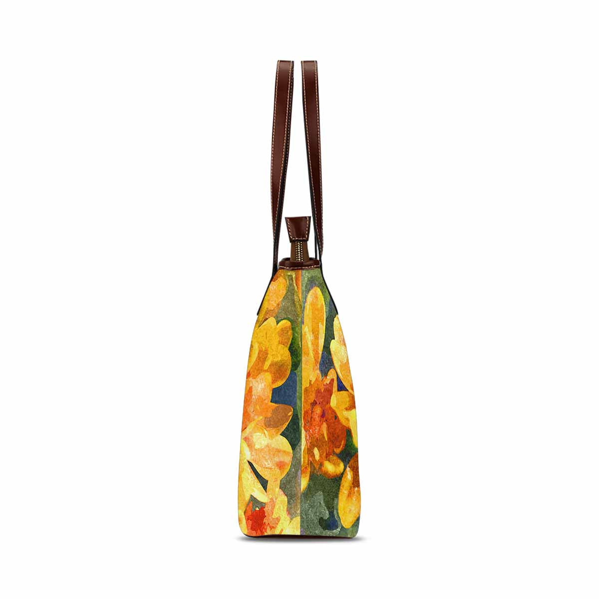 Classic Fabric handbag, watercolor floral, design 41