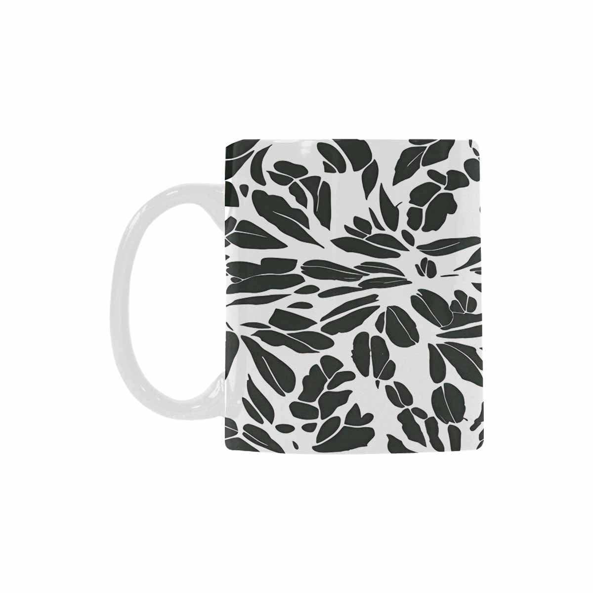 Quality Mug, coffee mug, tea cup, B & W Abstract, Set 1, design 11