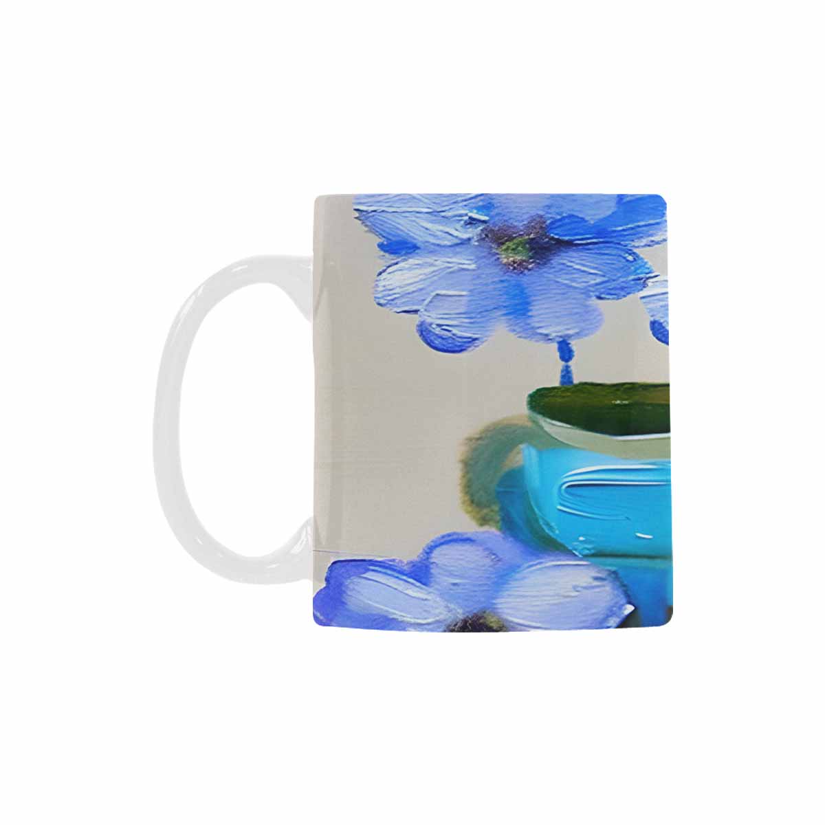 USA made Quality Mug, coffee mug, tea cup, Bright florals, Set 1, Design 163