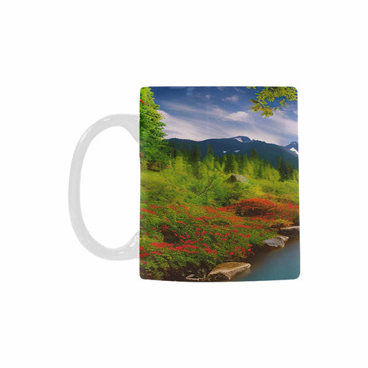 Rivers & Mountains Landscape mugs, set 1 design 10