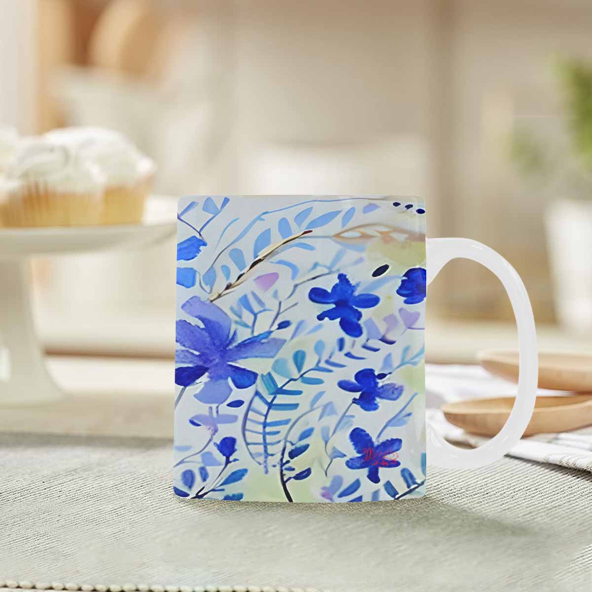 Quality Mug, coffee mug, tea cup, Bright florals, Set 1, Design 10