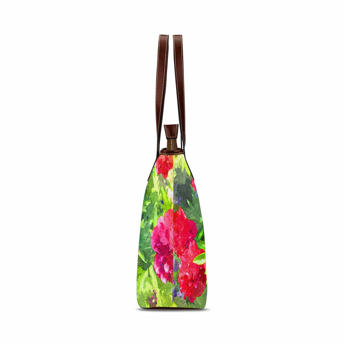 Classic Fabric handbag, watercolor floral, design 171