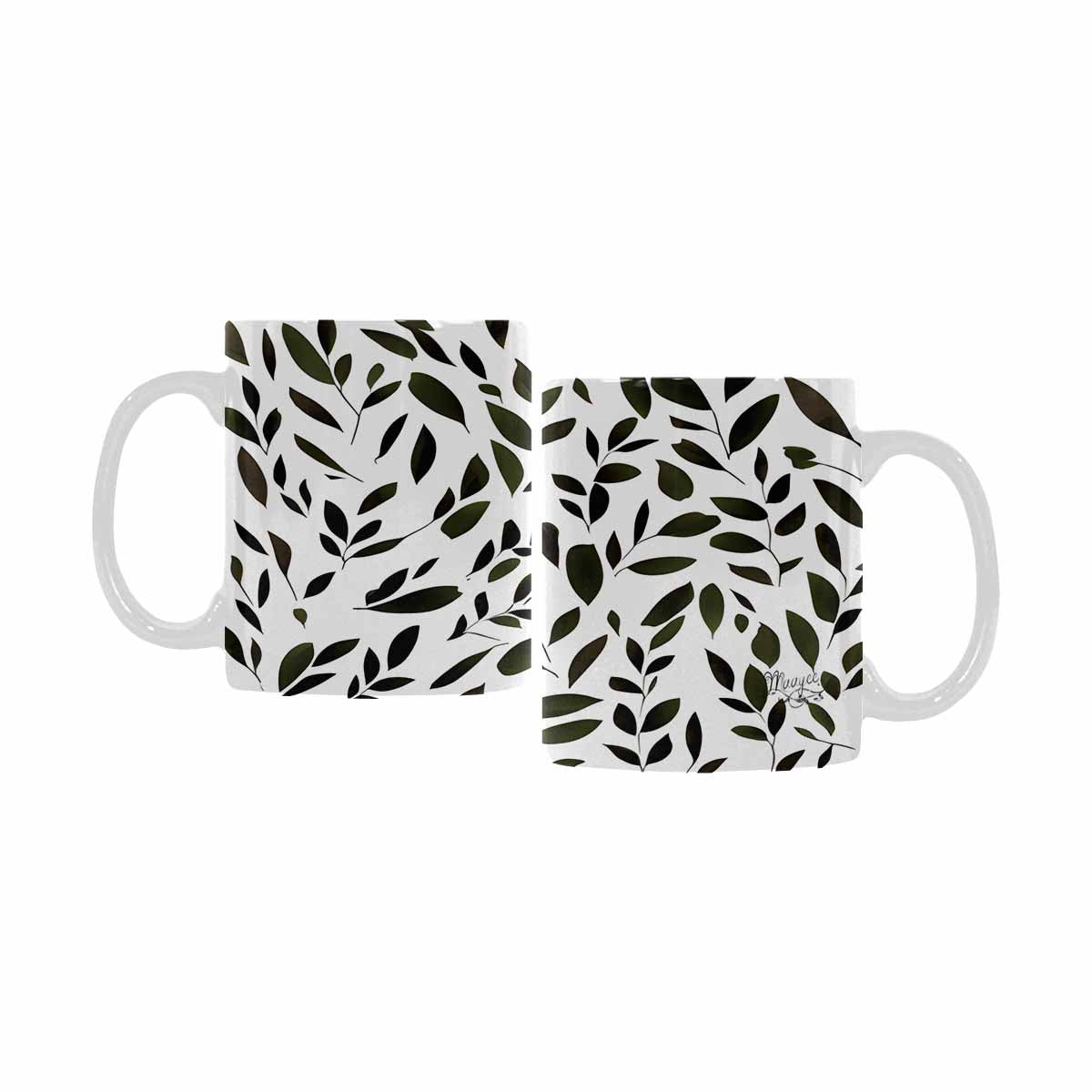 Quality Mug, coffee mug, tea cup, B & W Abstract, Set 1, design 21