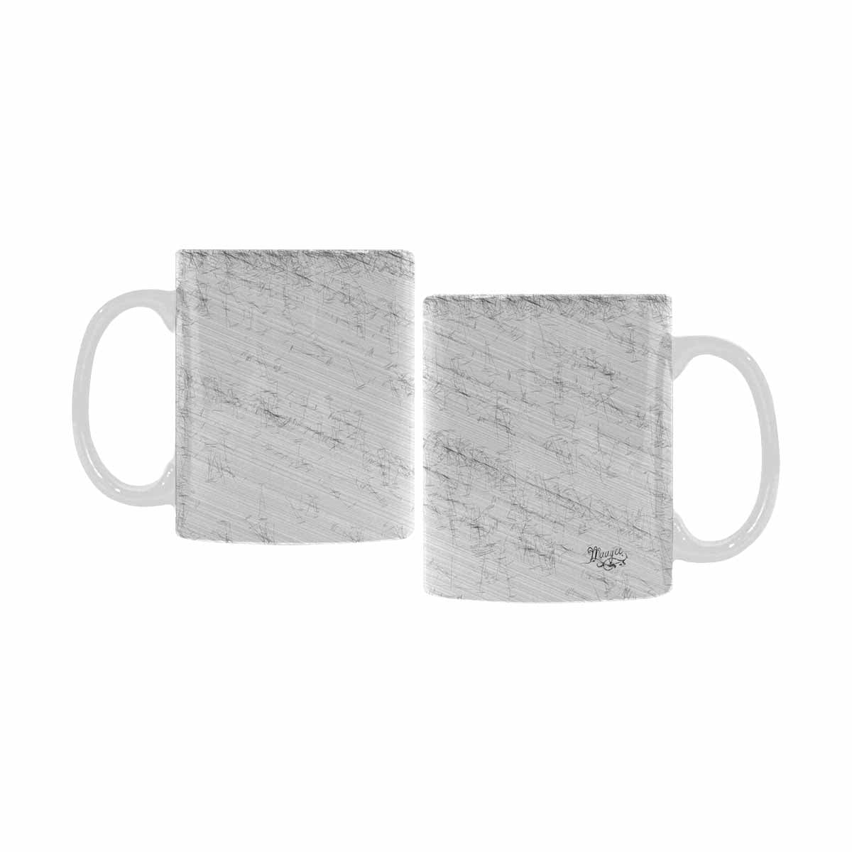 Quality Mug, coffee mug, tea cup, B & W Abstract, Set 1, design 164