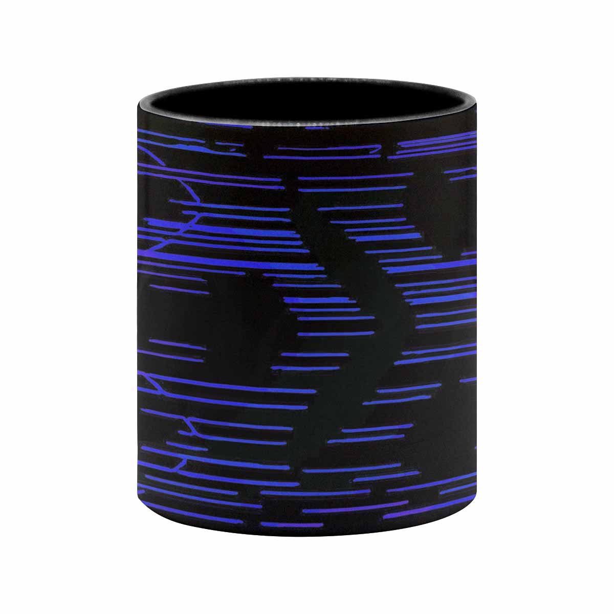 Coffee Mug, tea cup, black core, abstract, design 128