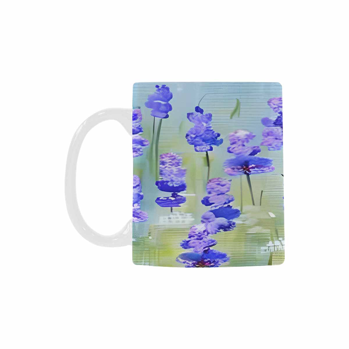 USA made Quality Mug, coffee mug, tea cup, Bright florals, Set 1, Design 103