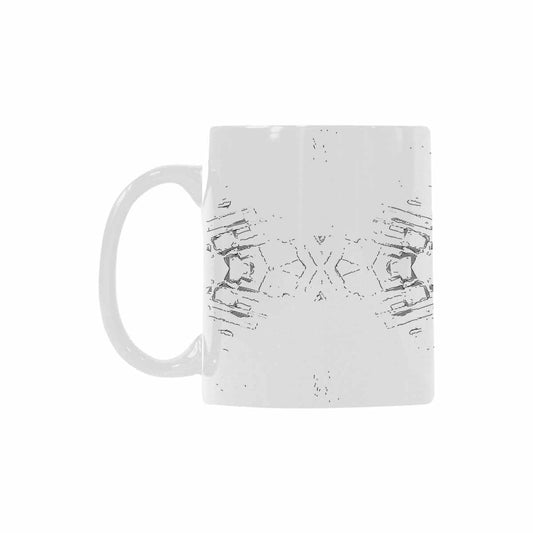 Quality Mug, coffee mug, tea cup, B & W Abstract, Set 1, design 124