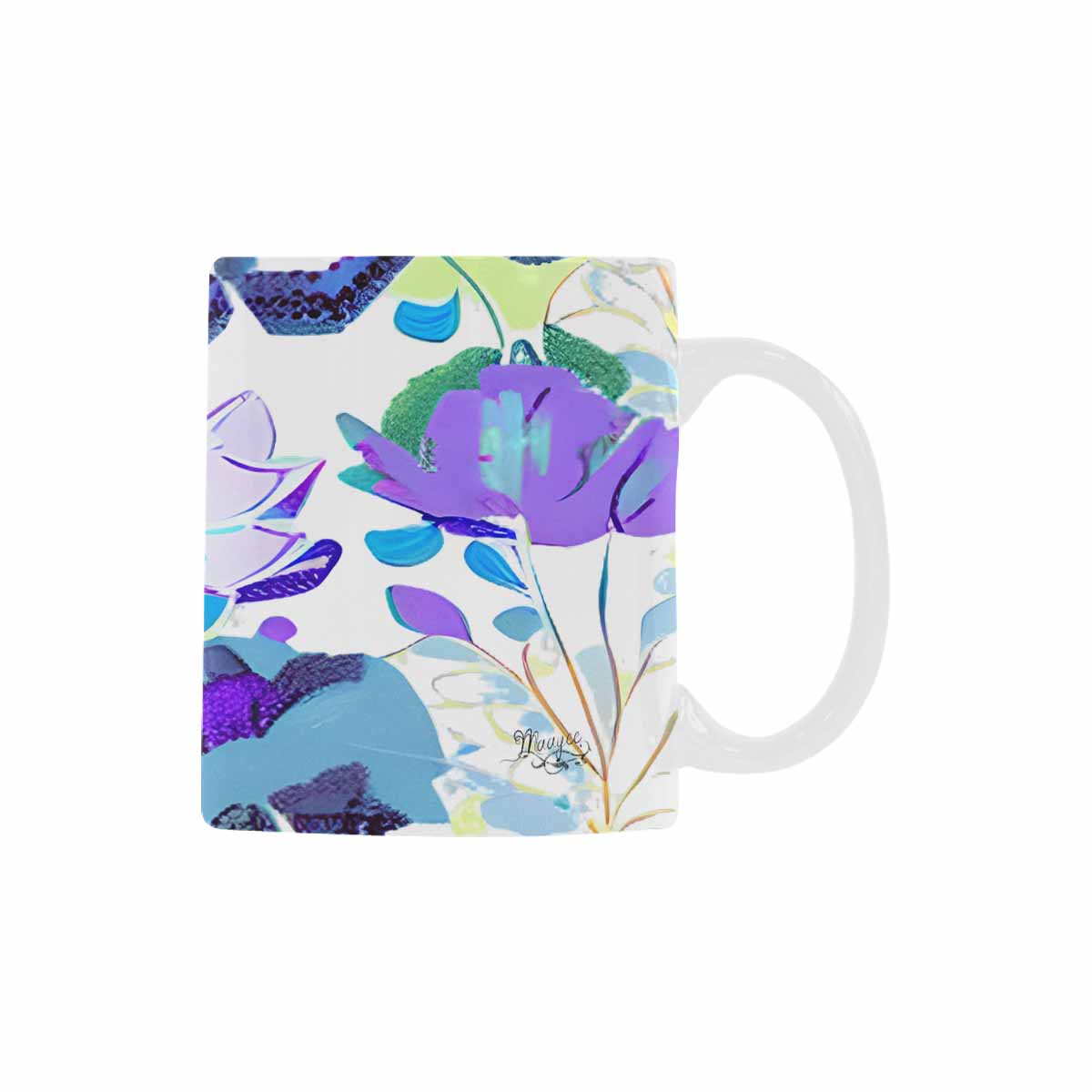 Quality Mug, coffee mug, tea cup, Bright florals, Set 1A, Design 159