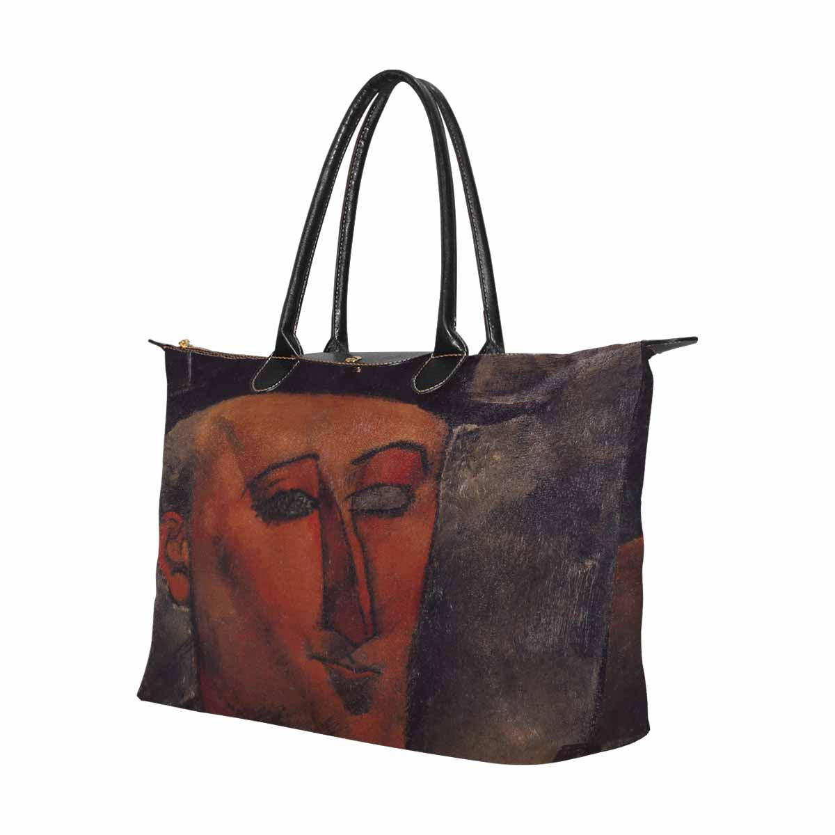 Classic handbag, Modigliani design, choice of 2 colors, Max Jacob