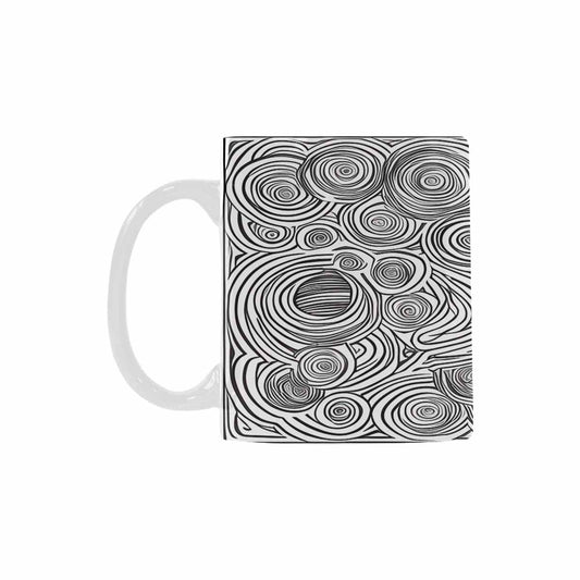 Quality Mug, coffee mug, tea cup, B & W Abstract, Set 1, design 34