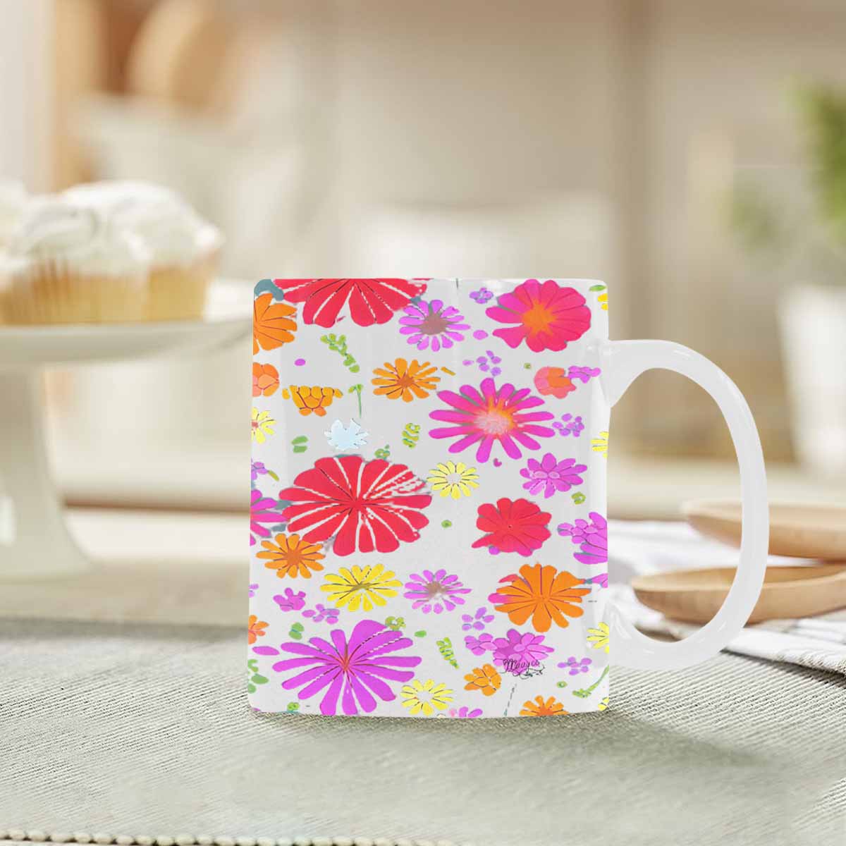 Quality Mug, coffee mug, tea cup, Set 1A, Mixed Floral design 15