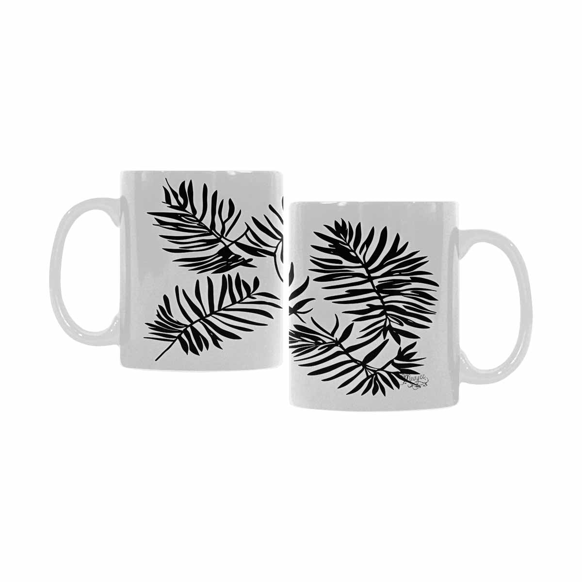 Quality Mug, coffee mug, tea cup, B & W Abstract, Set 1, design 20