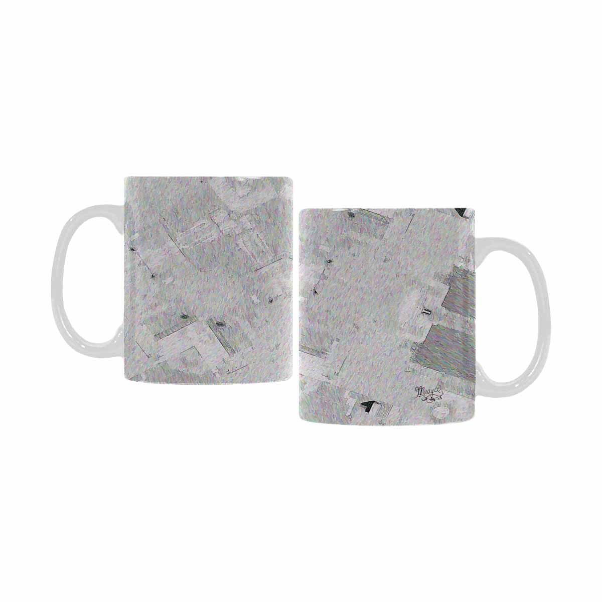 Quality Mug, coffee mug, tea cup, B & W Abstract, Set 1, design 92