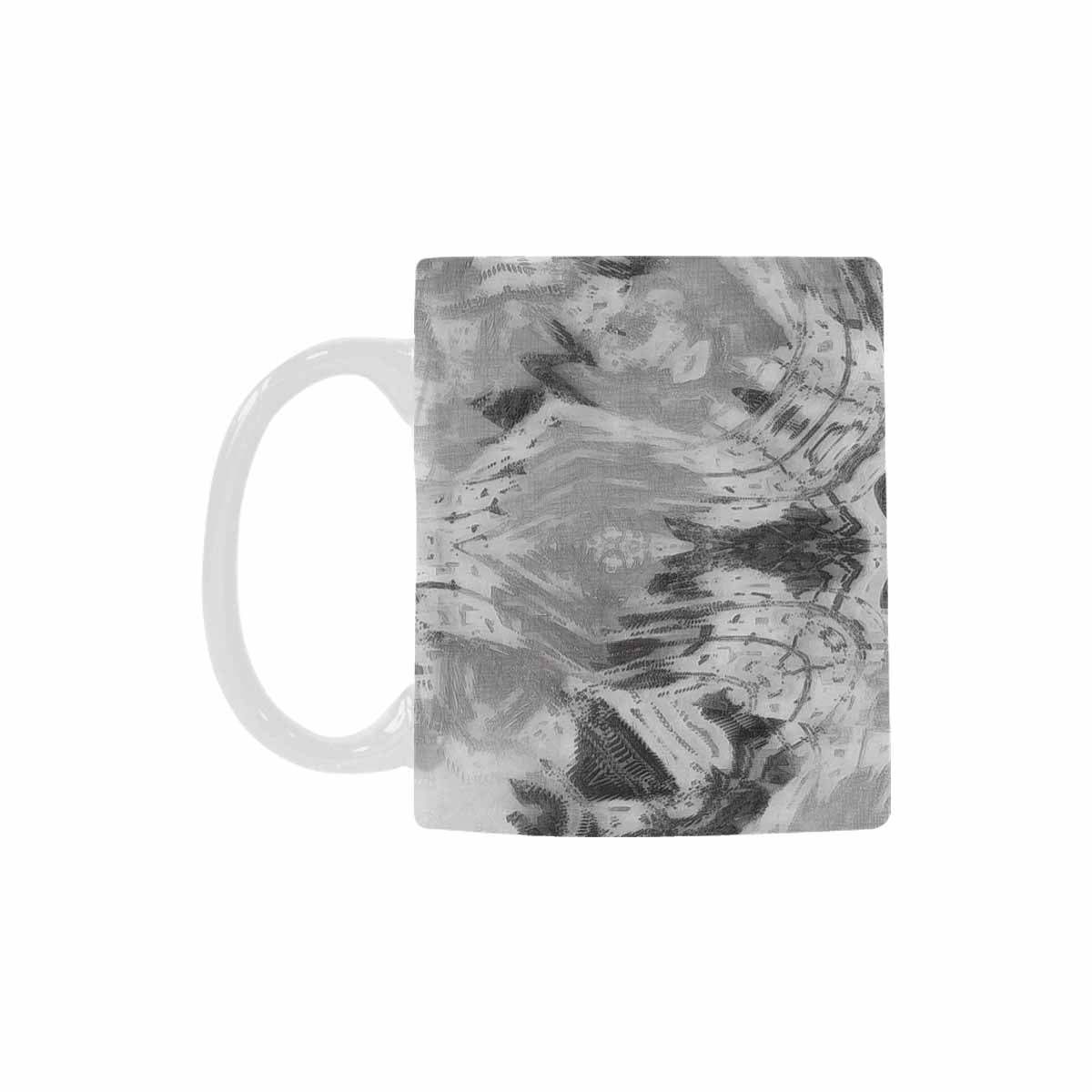 Quality Mug, coffee mug, tea cup, B & W Abstract, Set 1, design 75