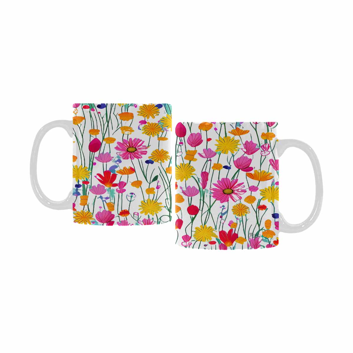 Quality Mug, coffee mug, tea cup, Set 1A, Mixed Floral design 27