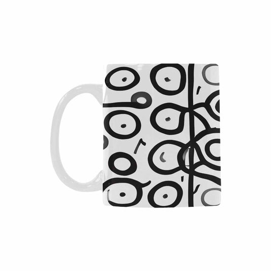 Quality Mug, coffee mug, tea cup, B & W Abstract, Set 1, design 38