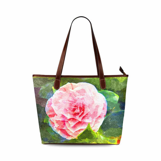 Classic Fabric handbag, watercolor floral, design 21