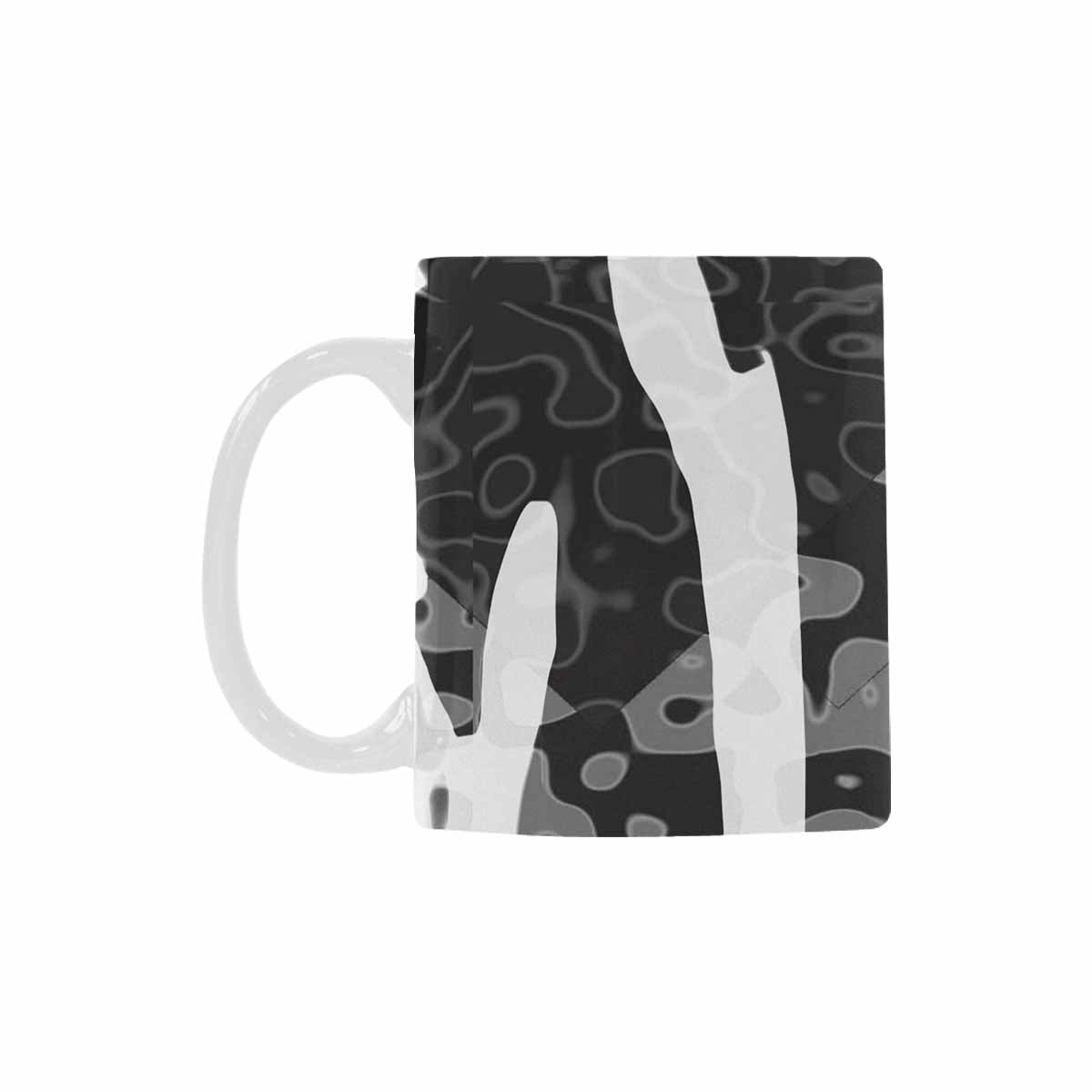 Quality Mug, coffee mug, tea cup, B & W Abstract, Set 1, design 131