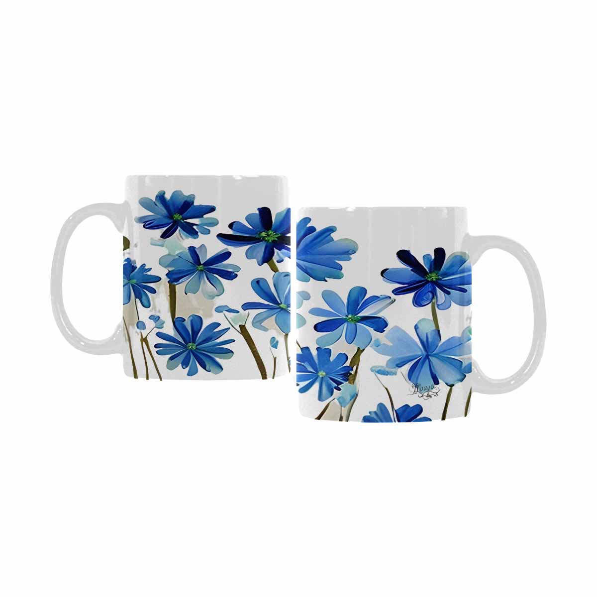 Quality Mug, coffee mug, tea cup, Bright florals, Set 1A, Design 81