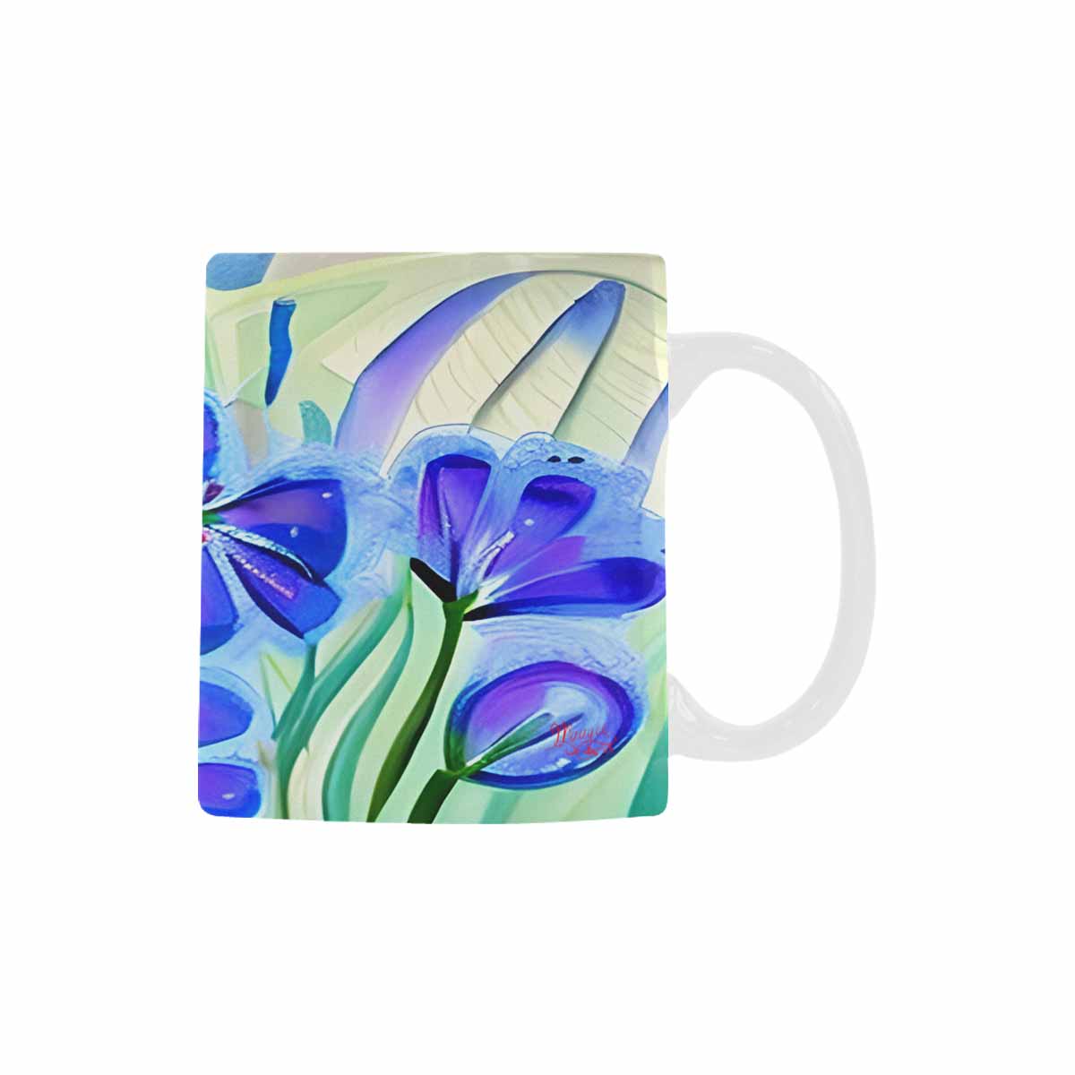 Quality Mug, coffee mug, tea cup, Bright florals, Set 1, Design 53