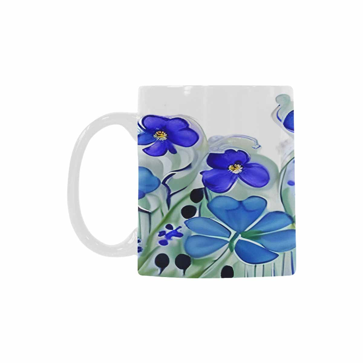 Quality Mug, coffee mug, tea cup, Bright florals, Set 1A, Design 78