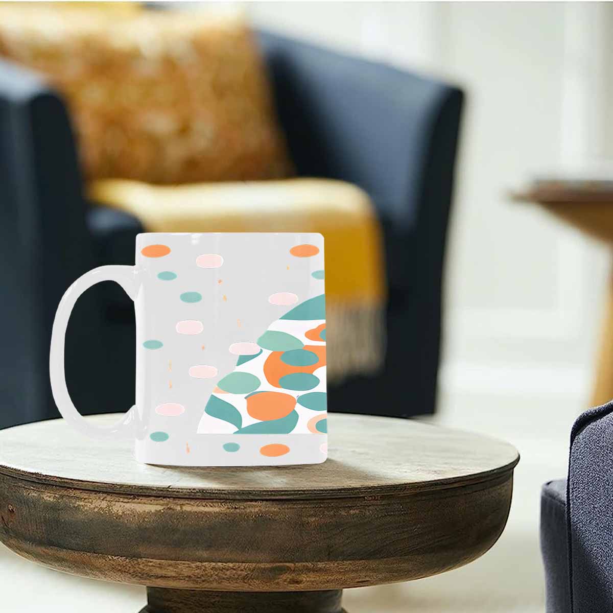 Quality Mug, coffee mug, tea cup, Bold Abstract, Set 1, design 98