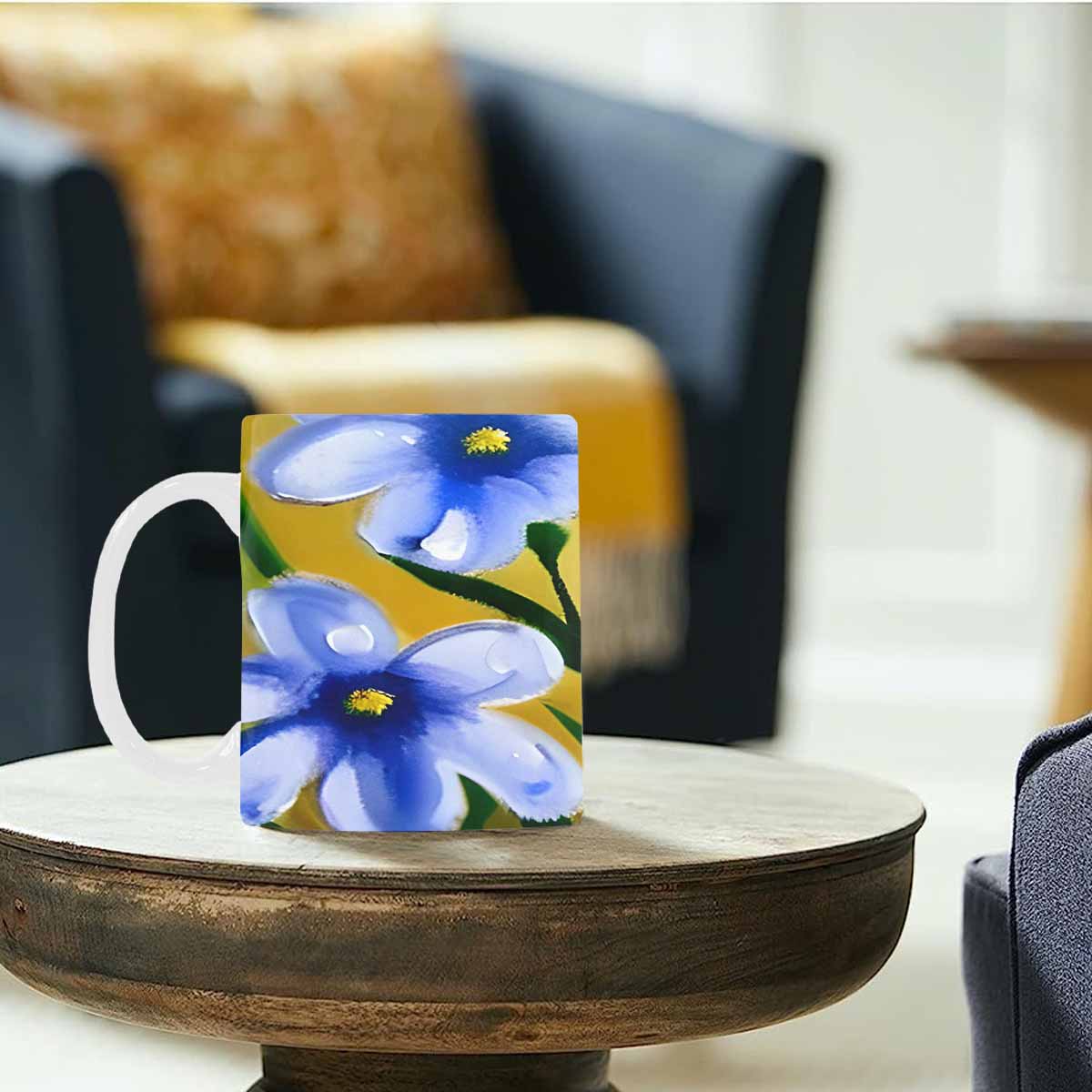 Quality Mug, coffee mug, tea cup, Bright florals, Set 1, Design 161