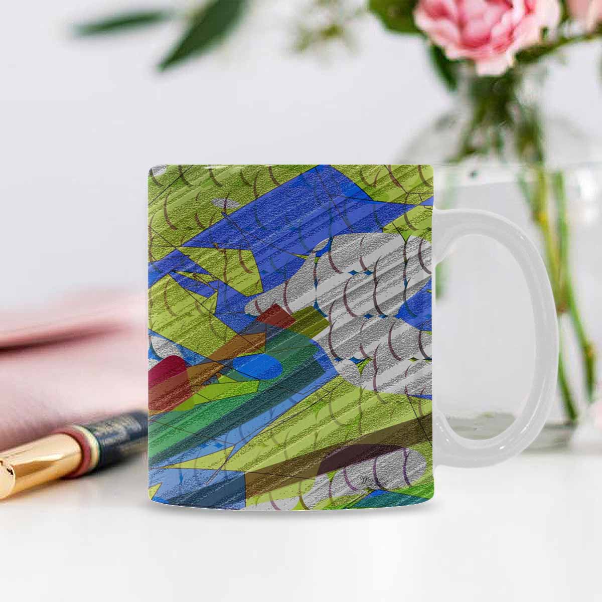 Unique Abstract design coffee mug, set 1, design 99