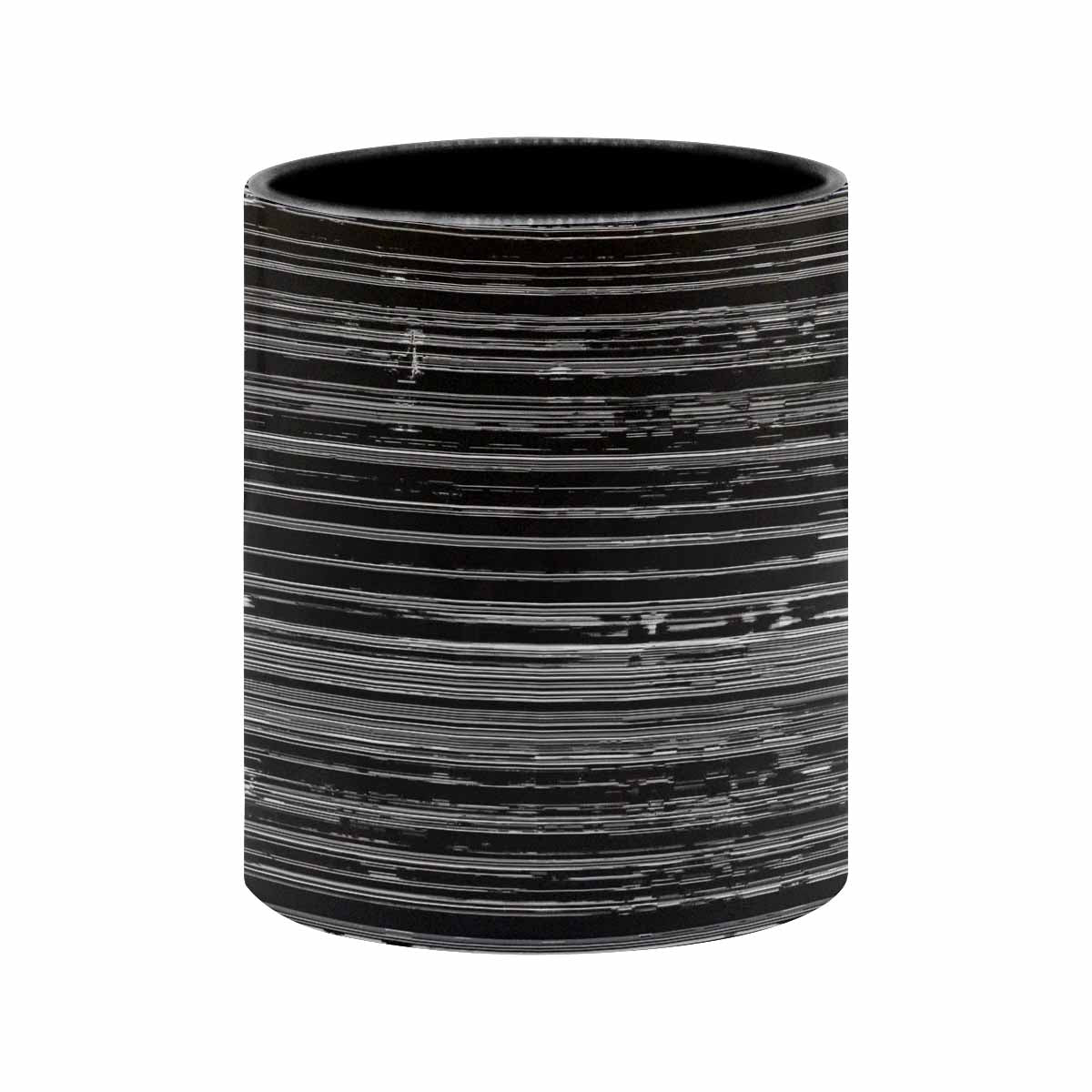 Coffee Mug, tea cup, black core, abstract, design 111