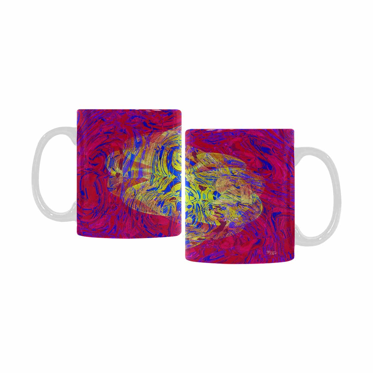 Unique Abstract design coffee mug, set 1, design 25