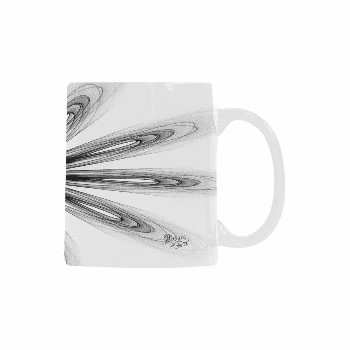 Quality Mug, coffee mug, tea cup, B & W Abstract, Set 1, design 127