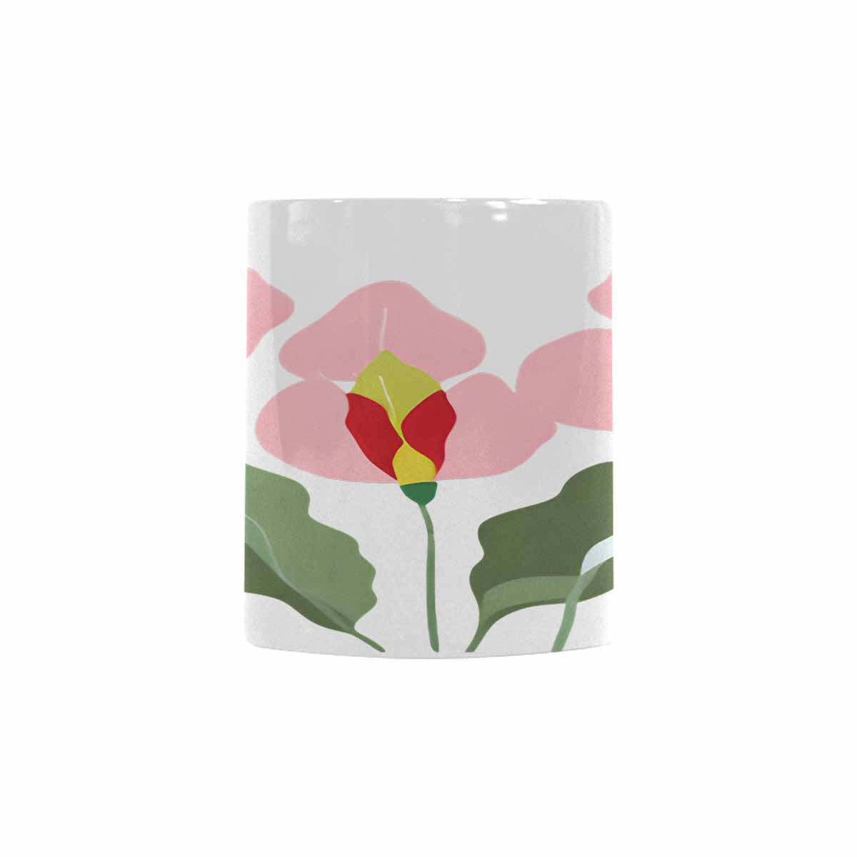 Quality Mug, coffee mug, tea cup, Bright florals, Set 2, design 80
