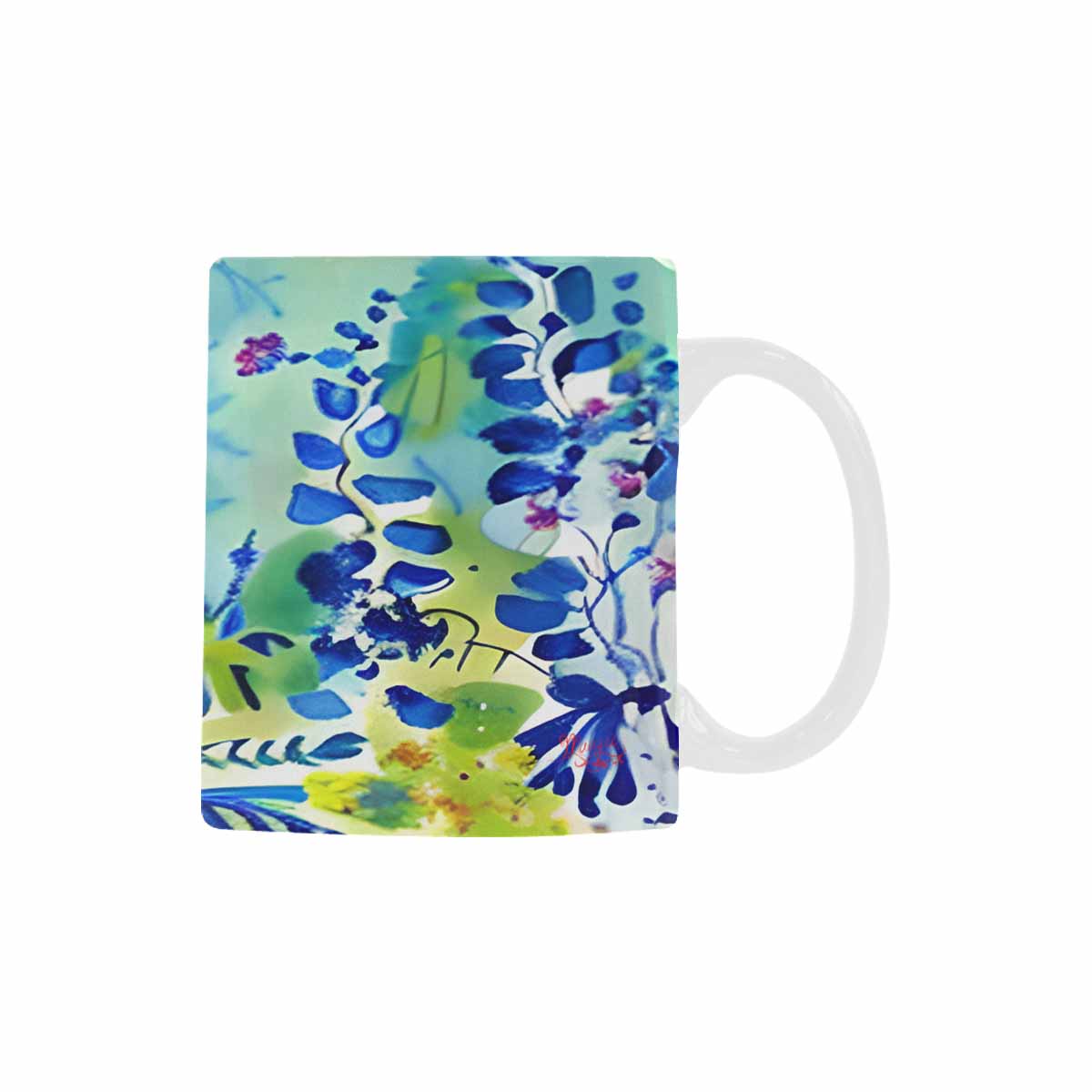 Quality Mug, coffee mug, tea cup, Bright florals, Set 1, Design 33