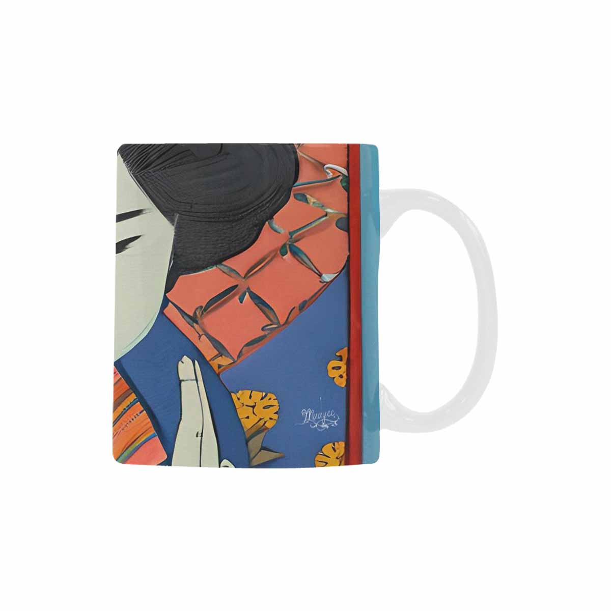 Quality Mug, coffee mug, tea cup, Asian Faces, Design 51