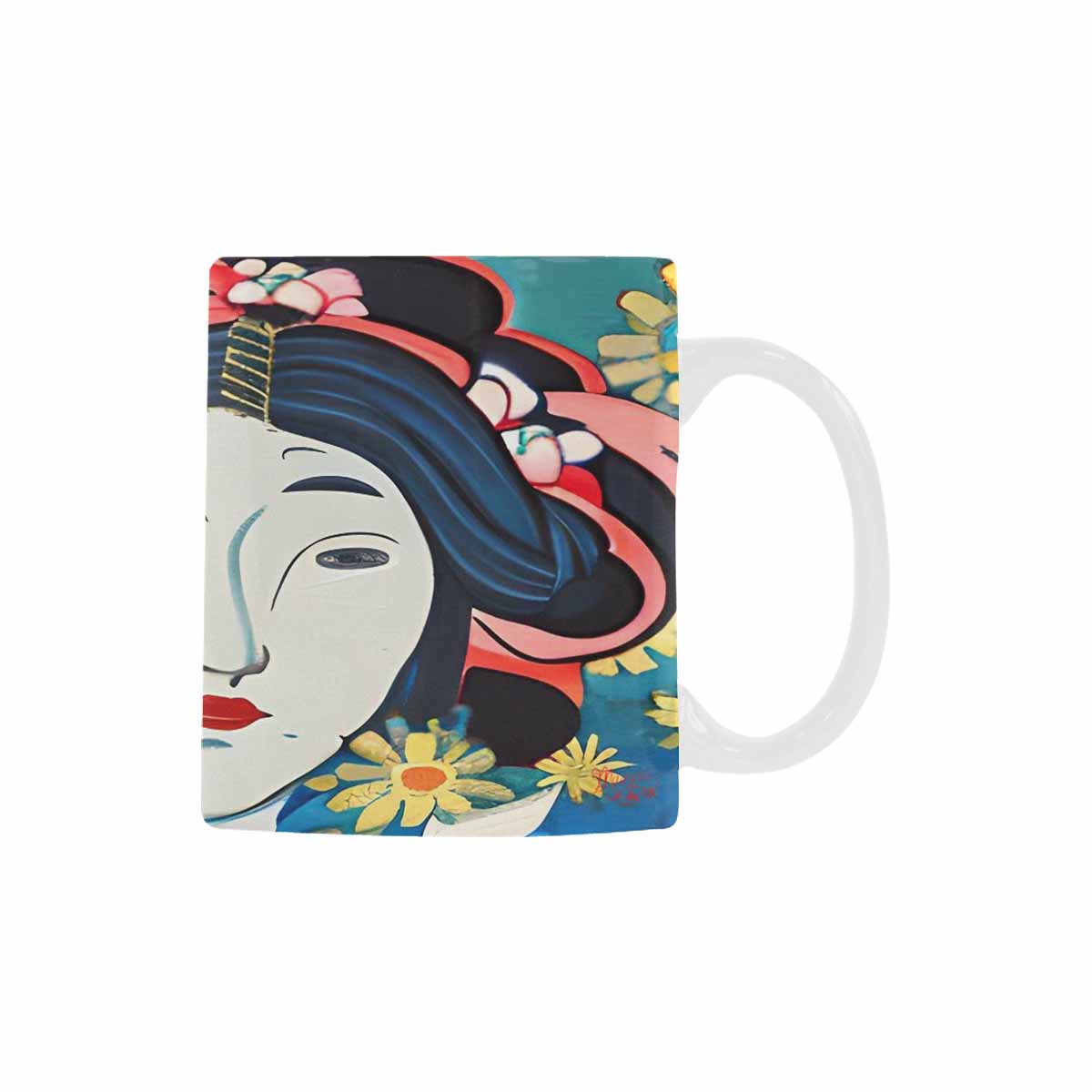 Quality Mug, coffee mug, tea cup, Asian Faces, Design 53