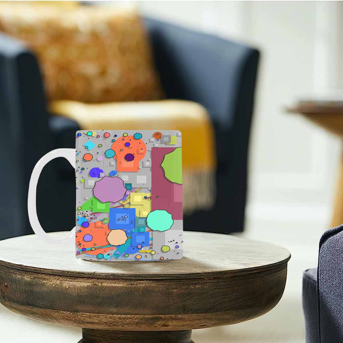 Unique Abstract design coffee mug, set 1, design 24