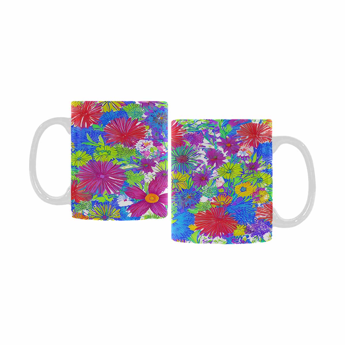 Quality Mug, coffee mug, tea cup, Set 1A, Mixed Floral design 31