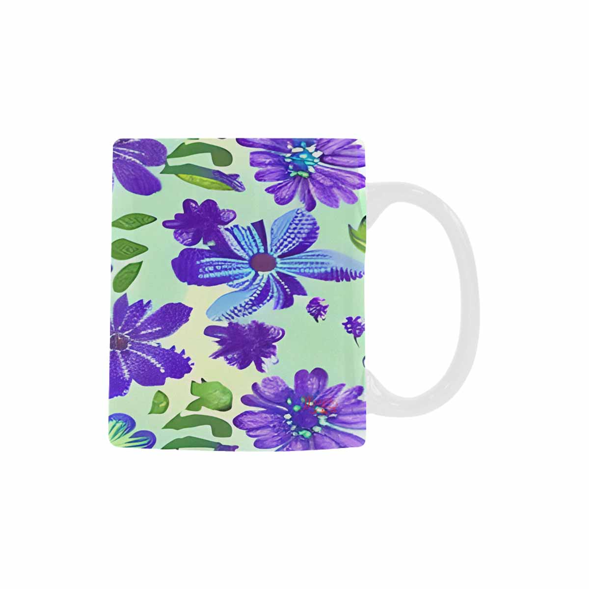 Quality Mug, coffee mug, tea cup, Bright florals, Set 1, Design 140