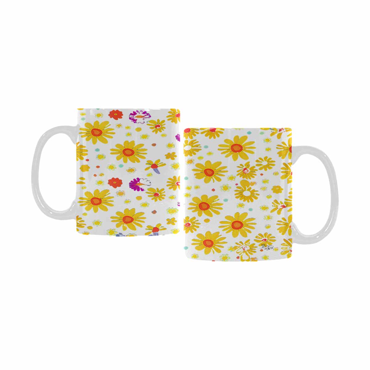 Quality Mug, coffee mug, tea cup, Set 1A, Mixed Floral design 22