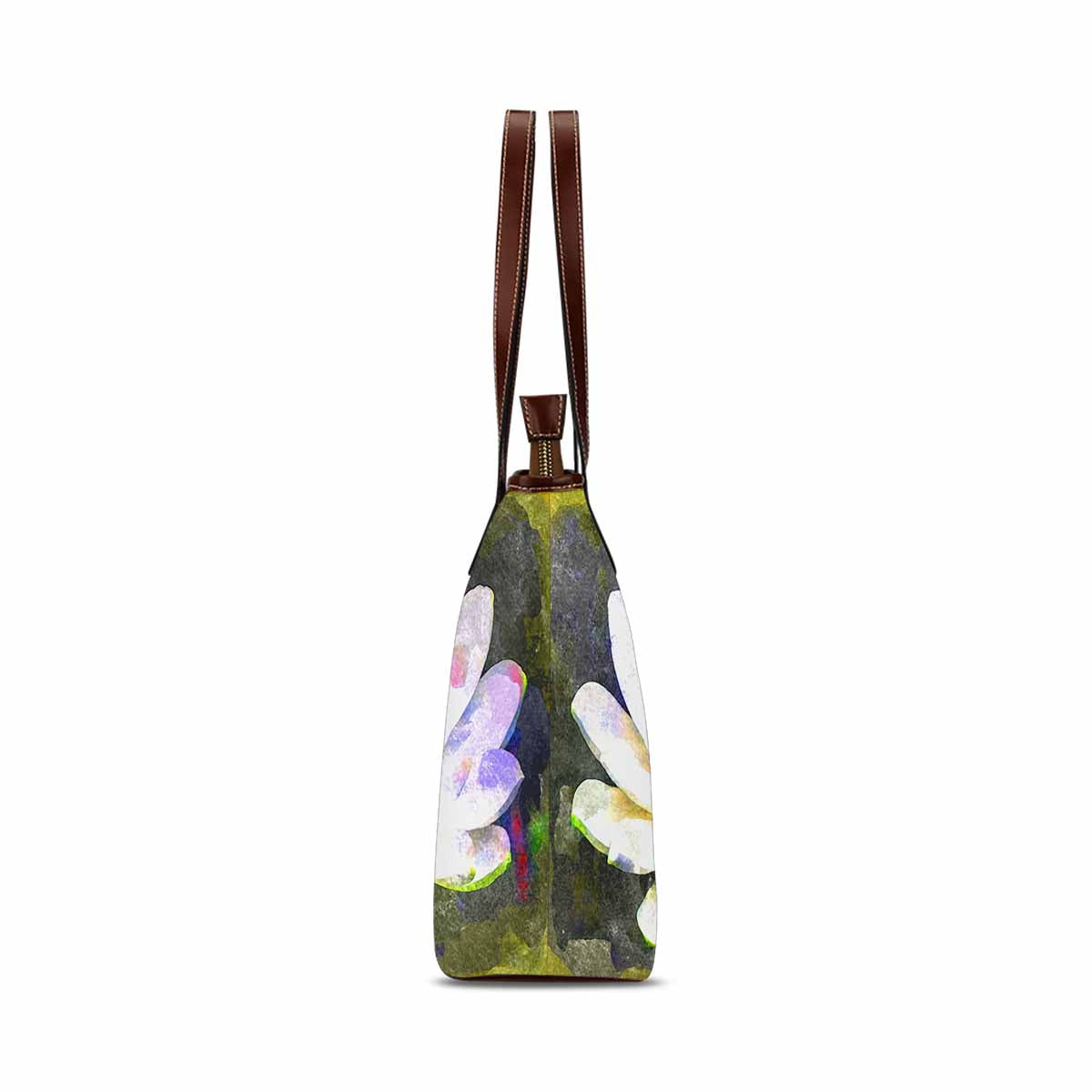 Classic Fabric handbag, watercolor floral, design 286